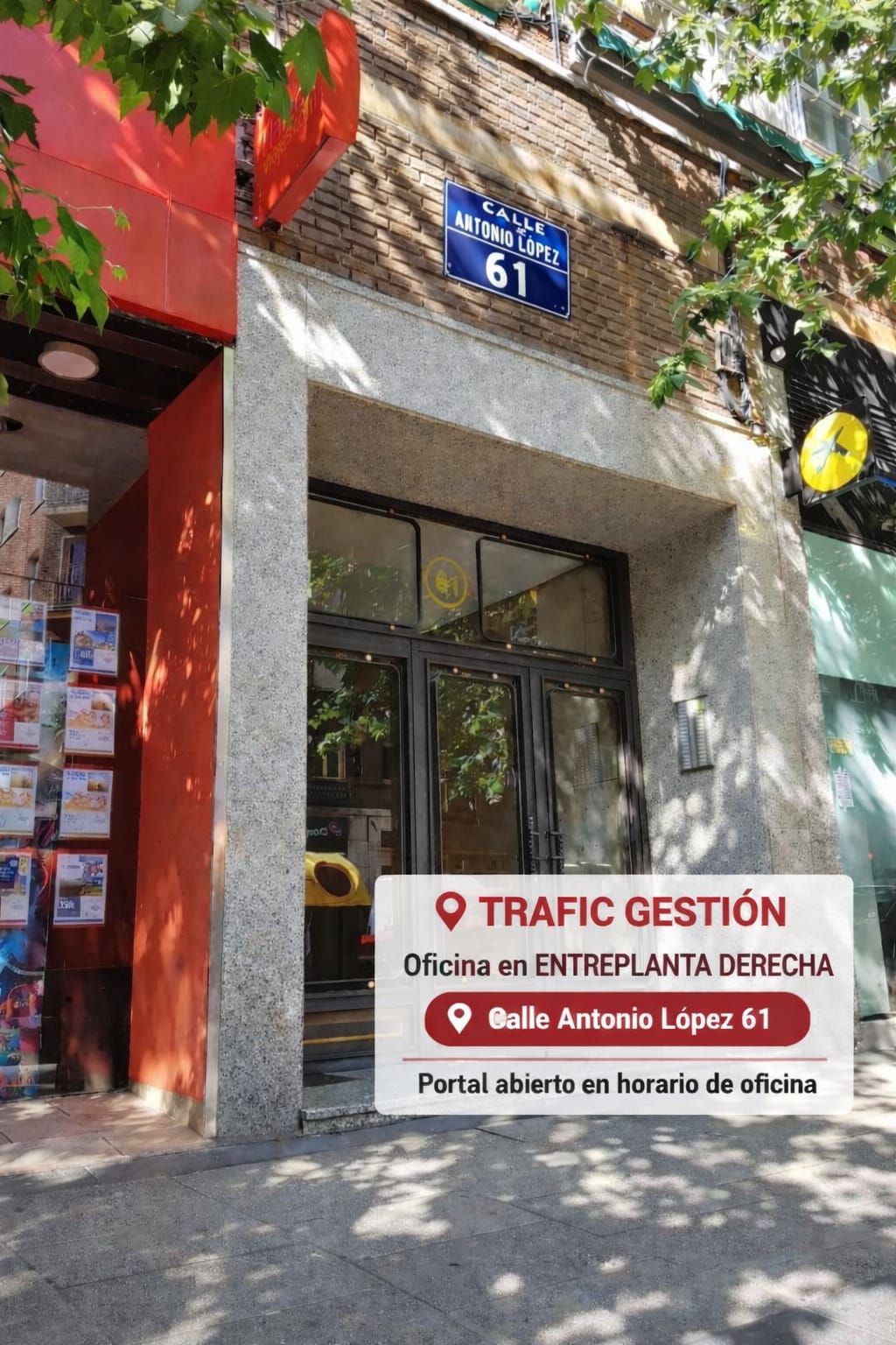 Oficina de gestoría de tráfico en Madrid Río, junto al Metro Marqués de Vadillo - Trafic Gestión